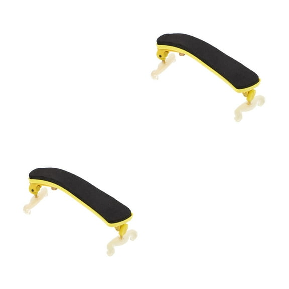 FRCOLOR 2pcs Violin Shoulder Rest 1/ 4 Size Adjustable Shoulder Rest with Collapsible and Adjustable Feet Violin Parts Instrument Accessories