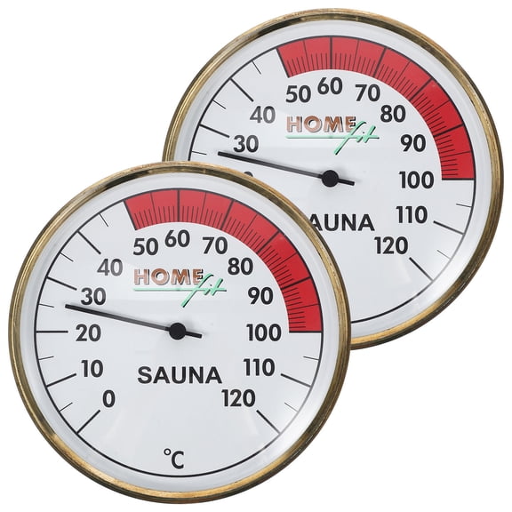 KAKOWELY Sauna Thermoemter ABS Plastic Nursery 2Pcs