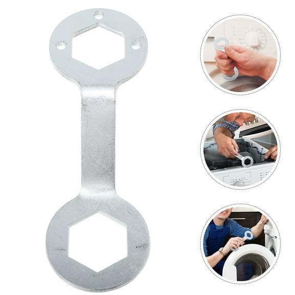 FRCOLOR 2pcs Washing Machine Clutch Wrenches Nut Disassembly Tools Household Hand Repair Tools (36/38mm)