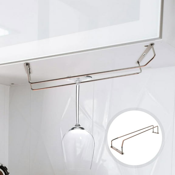 FRCOLOR 2pcs Wine Cup Shelf Goblet Holder Hanging Upside Down Red Wine Cup Rack Cup Holder Wine Cup Shelf Goblet Holder Hanging Upside Down Red Wine Cup Rack Cup Holder