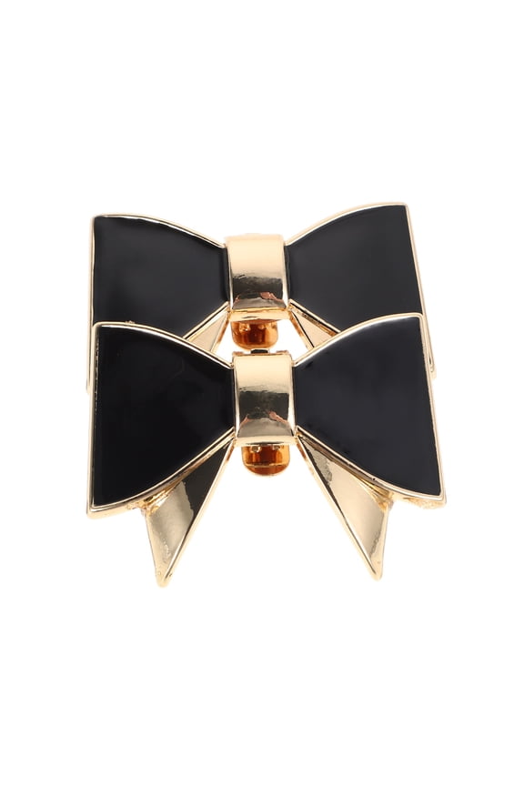 2pcs Zinc Alloy Bowknot Shoe Clips For Women Removable Shoe Buckles For High Heels Shoe Accessories Shoe Decorative Clips Shoe Embellishments