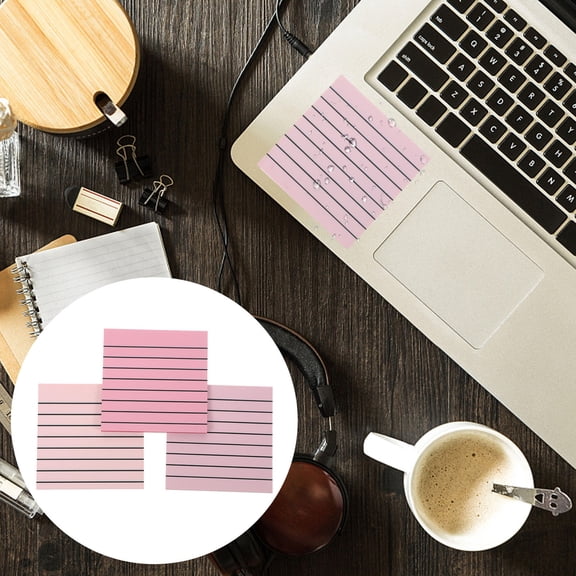 FRCOLOR 3 Books Memo Cute Stationary Gradient Notes Office 7.60X7.60X0.40CM