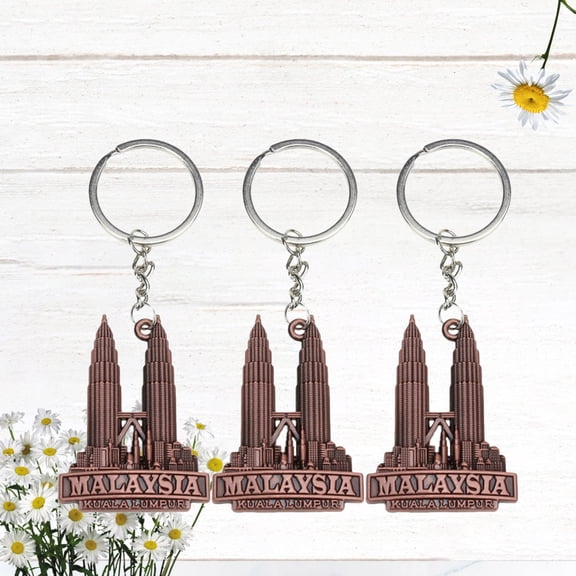 FRCOLOR 3 PCS Key Holder for Wall Keychains Twin Towers Bags Everyday Use Child