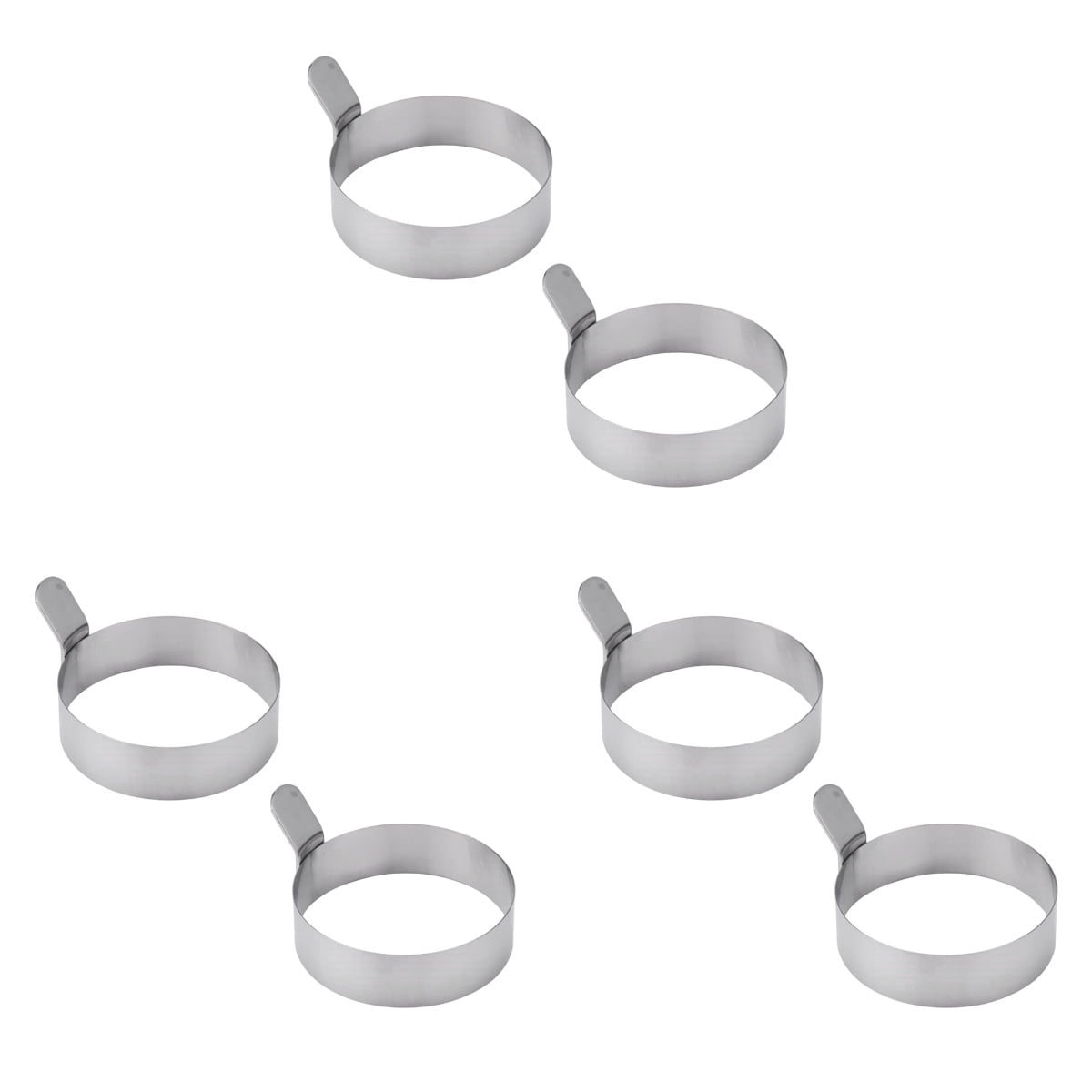 FRCOLOR 3 Pack Cooking Mold Egg Ring Omelet Reusable Rings for Perfect ...