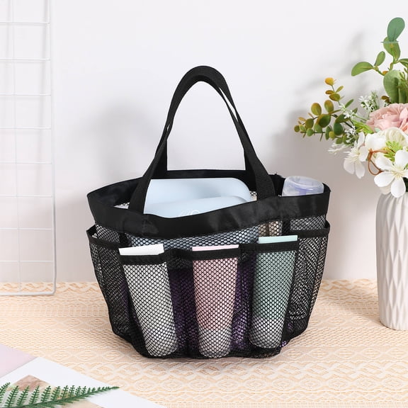 LABSERRON mesh beach bags 3pcs Nylon Beach Bag Tote Bag Portable for Women Pool