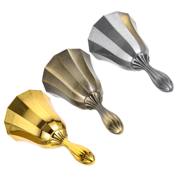 LABSERRON Retro Bell Hand Bell Zinc Alloy 3Pcs For Bar Use