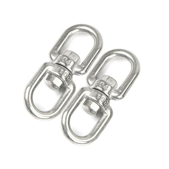 FRCOLOR 3Pcs 304 Stainless Steel Swivel Hooks for Hanging Baskets Wind Chimes and Bird Feeders