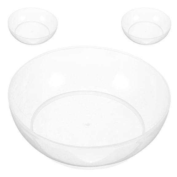 FRCOLOR  3 Pcs Kitchen Weighing Tool Digital Scales Serving Tray Transparent