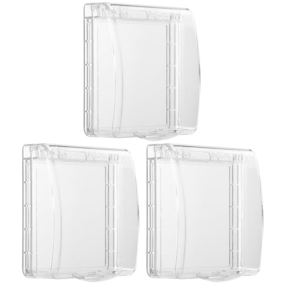 FRCOLOR 3 Pcs Socket Waterproof Outlet Cover 11.8x105x7.5cm