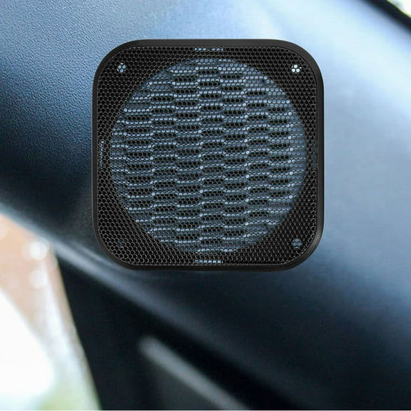 FRCOLOR 3 Pcs Speaker Grill Cover Subwoofer Guard Protector Metal Mesh Grille Replacement Car Audio Decorative Covers