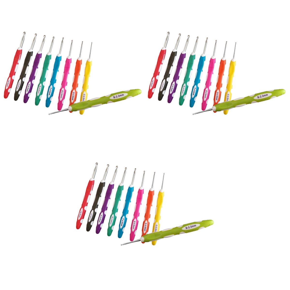 FRCOLOR  3 Pieces Knitting Needle Plug Threader Crochet Tool Set