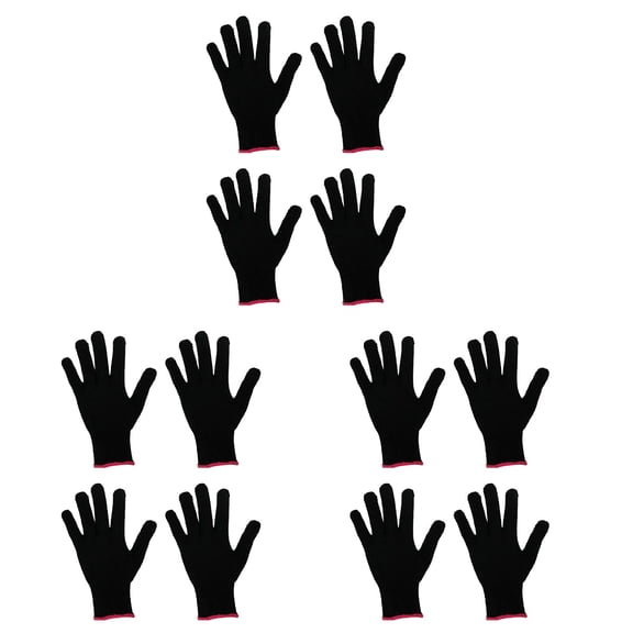 CIMAXIC 3 Sets Heat Resistant Gloves for Hair Styling Curling Iron Protection
