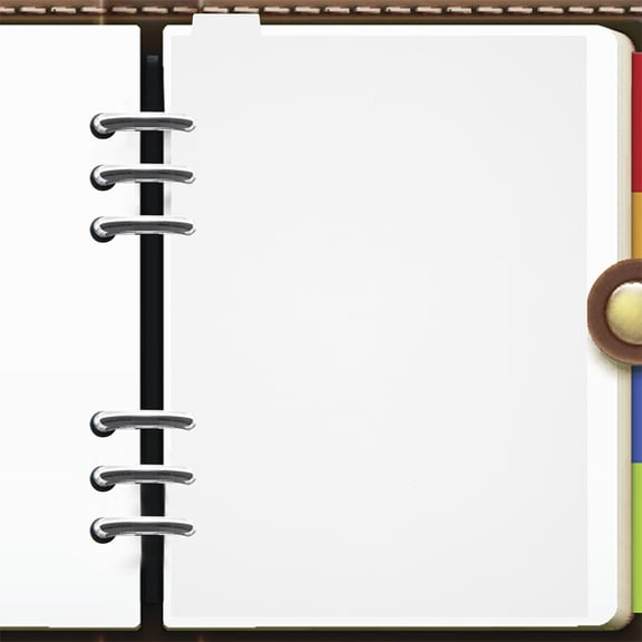 FRCOLOR 3 Sets Page Notebook Partition Baffle .00X14.80X0.10CM Transparent