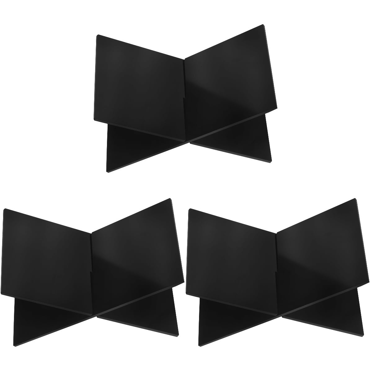 FRCOLOR 3 Sets of Desktop Book Holder Decorative Book Stand Student ...