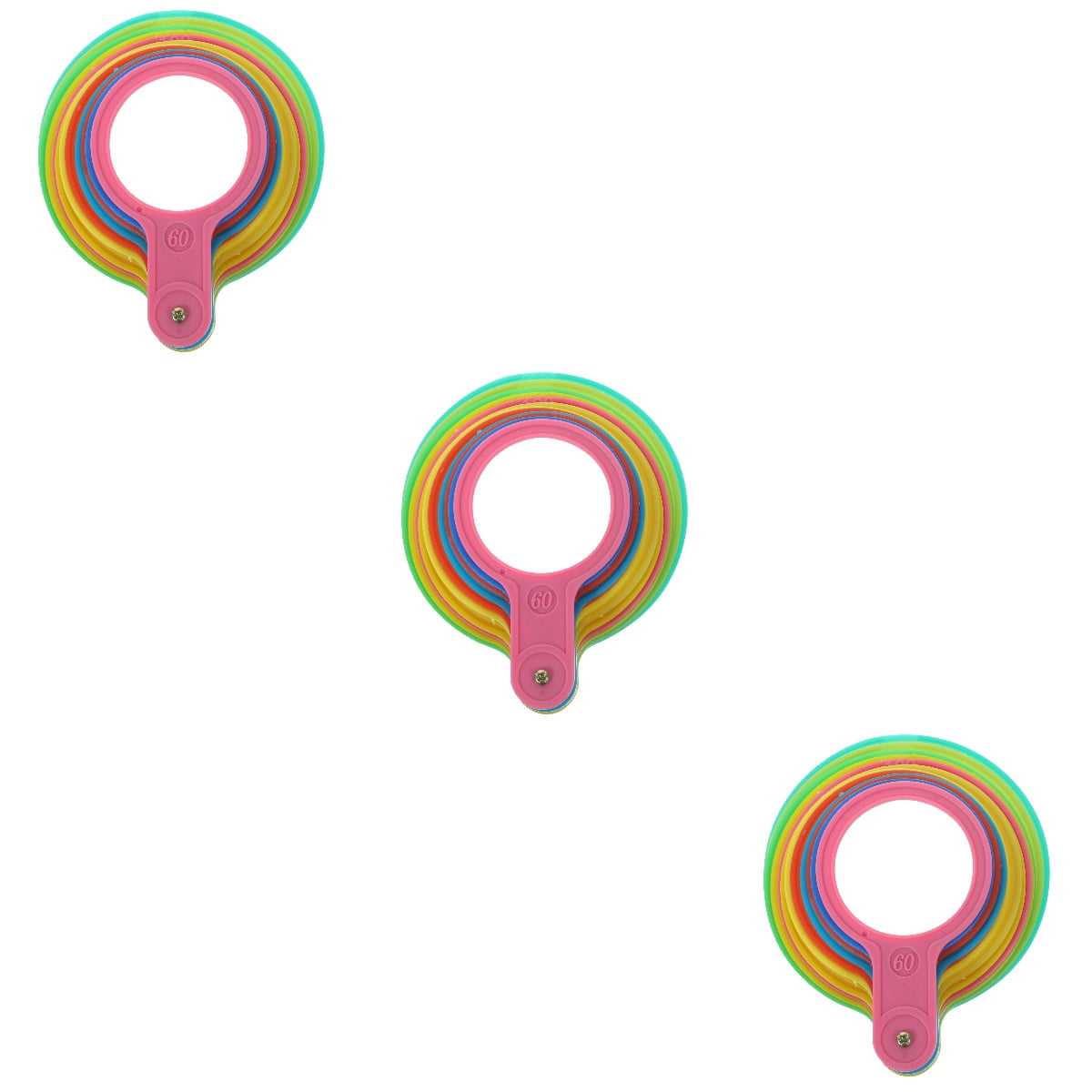 FRCOLOR 3 Sets of Plastic Fruit Diameter Gauge Plastic Diameter ...