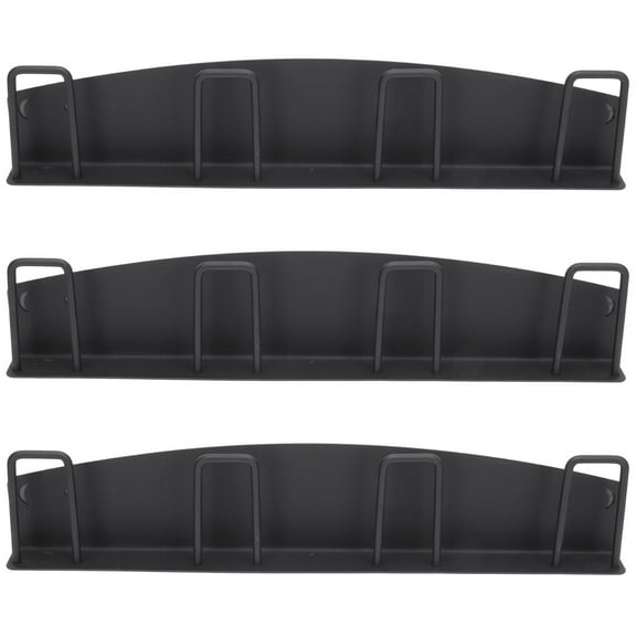 FRCOLOR 3 pcs  Wall-mounted Mug holder Mug Hanging Rack Creative Cup Hanger Rack for Home