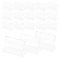 thumbnail image 1 of FRCOLOR  30 Pcs Business Card Holders Desktop Display Sign Transparent, 1 of 8