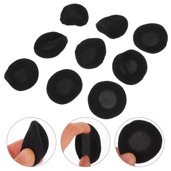 FRCOLOR 30 Pcs Covers Headphone Sponge Case Headphones Ear-pads Earphone