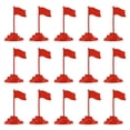 thumbnail image 1 of FRCOLOR 30 Pcs Portable Housing Sand Table Flag Model 9.00X4.00X3.00CM Red, 1 of 8
