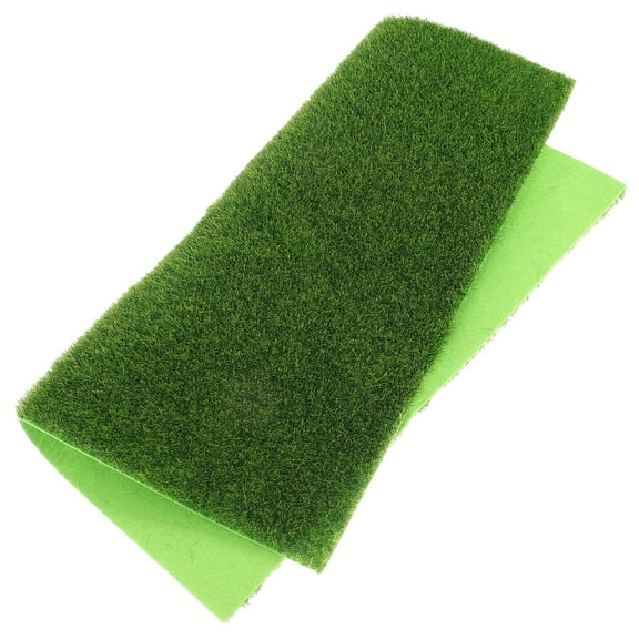 FRCOLOR  30 X30cm Artificial Grass Fairy Garden Houses for outside Kit Moss Green
