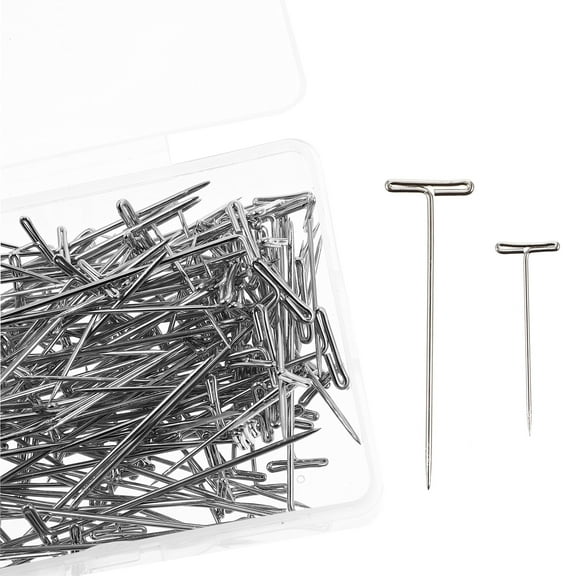 FRCOLOR 300 Pcs Professional Wig Pin Daily Use Blocking Needles Stainless Steel Blocking Pin