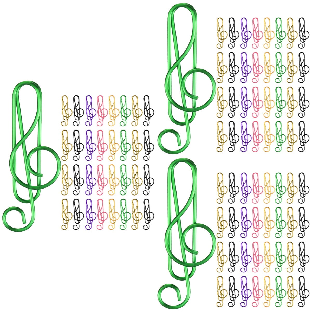 LABSERRON  Decorative Hand Paper Clips, Assorted Colors, 300Pcs