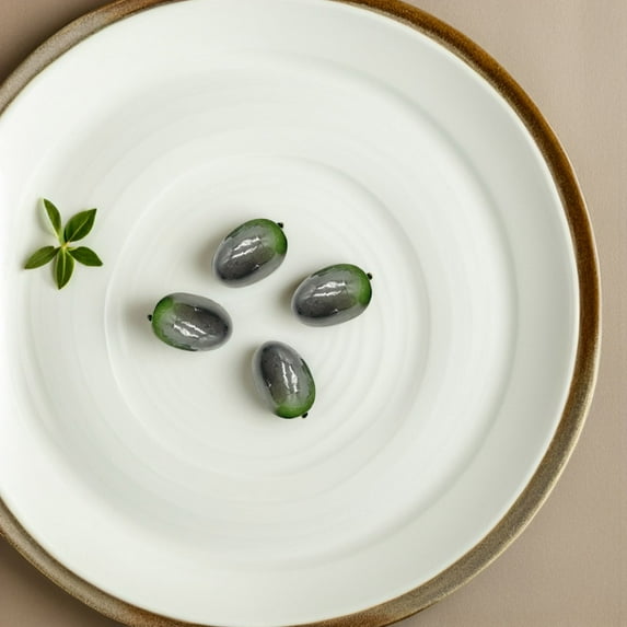 FRCOLOR Olive Theme Centerpiece Olive Ornaments Plastic Photo Props Photographers Home Decor 30pcs