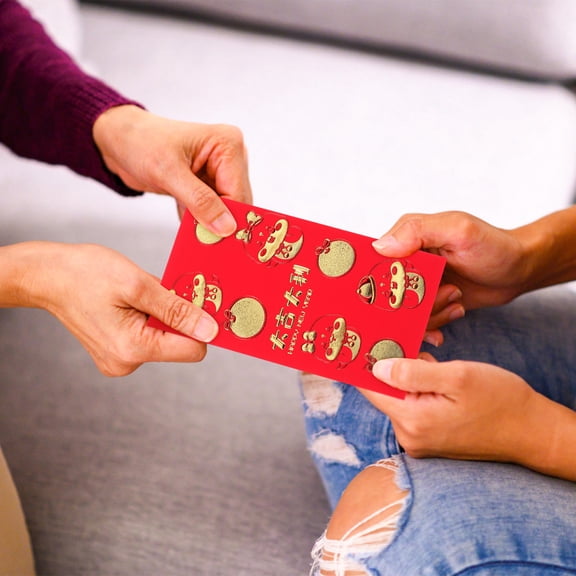 FRCOLOR 36 Pcs Red Envelopes Cute Snake Red Packets Chinese New Year Money Envelopes For Cash Red Chinese Envelopes For Snake Lunar New Year