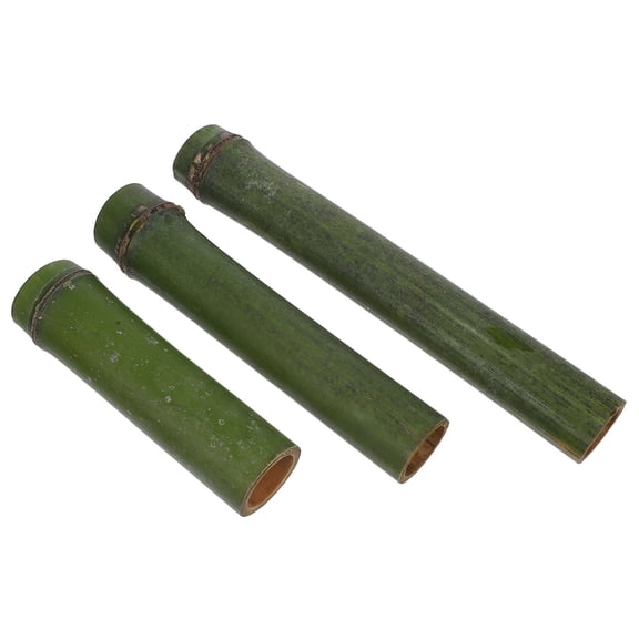 FRCOLOR 3Pcs Bamboo Vase for Floral Decor Desktop Decoration Homeowners