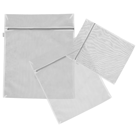 WRISTBIQUE Net Bags For Laundry Machine Washing Clothes 3Pcs 20X16in
