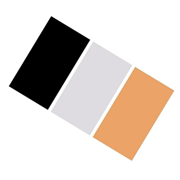 FRCOLOR 3Pcs White Photography Sheet for Photography Backdrop 73.50X37.50X0.20CM