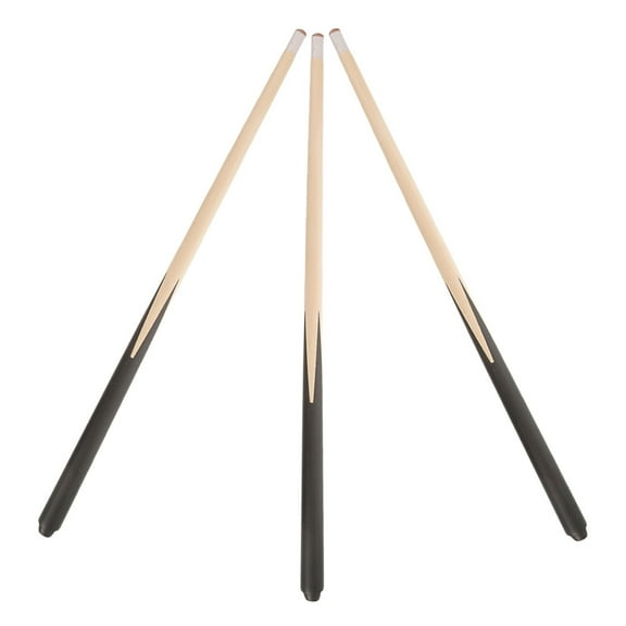 KAKOWELY Billiard Cue Rod Hardwood Pool Cue Sticks Multi 3Pcs