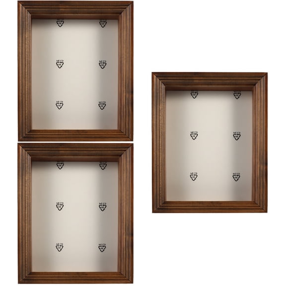 TAILTOSS Charming Coffee Shadow Box 3Pcs, Perfect for Displaying Dried Flowers and Photos