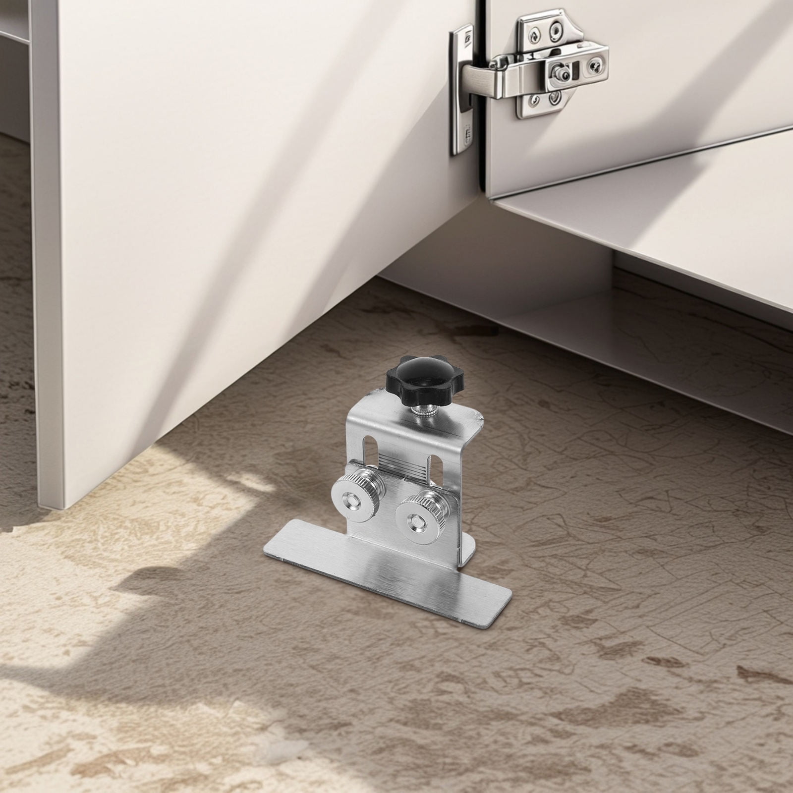 FRCOLOR 3pcs Adjustable Punch Door Mounting Jig