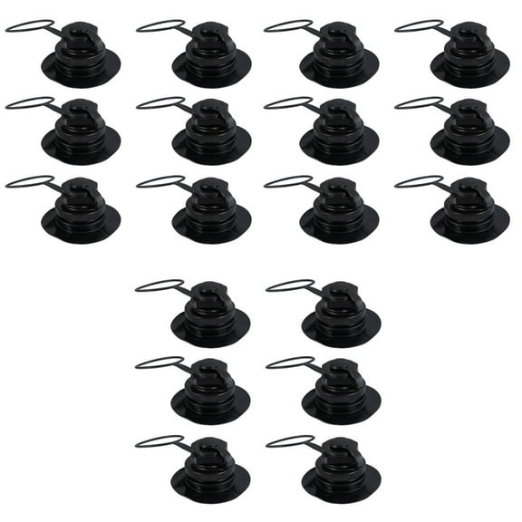 FRCOLOR 3pcs Boston Air Caps Screw for Inflatable Boat Fishing Boat Air Bed