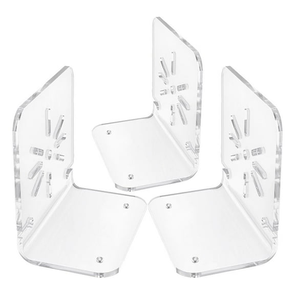 Wall Camera Shelf for Home Use Transparent Acrylic Speaker Float Shelf Versatile Secure and Organized 3pcs