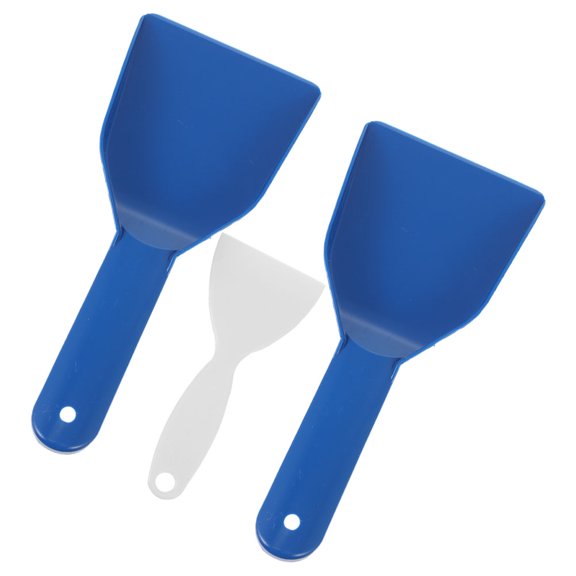 FRCOLOR 3pcs Car Ice Scraper For Windshield Ice Snow Removal, Freezer Defrosting, And Winter Car Accessories Ice Scrapers For Car Windshield