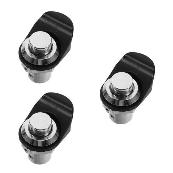 FRCOLOR Raindrops 3pcs Electronic Box Push Locks for Tool Box Case Marine Boat Lock Plastic Push to Close Latches Replacement