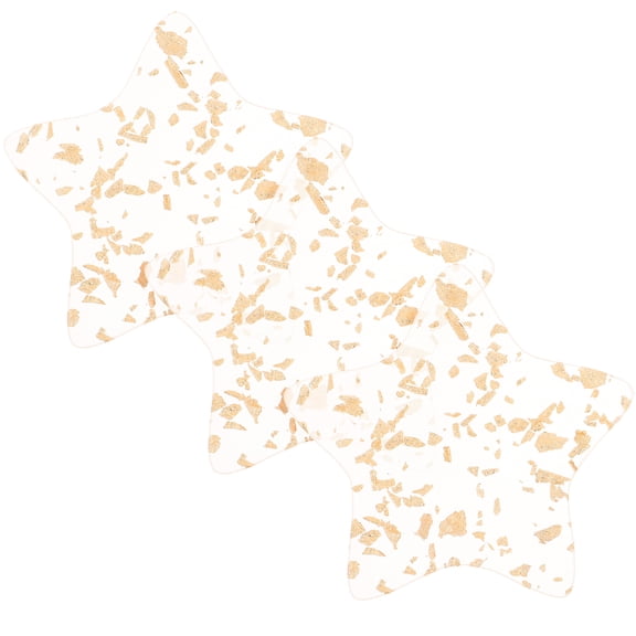 FRCOLOR 3pcs Household Creative Anti-scalding Heat- Cup Coaster Star Shape Cushion