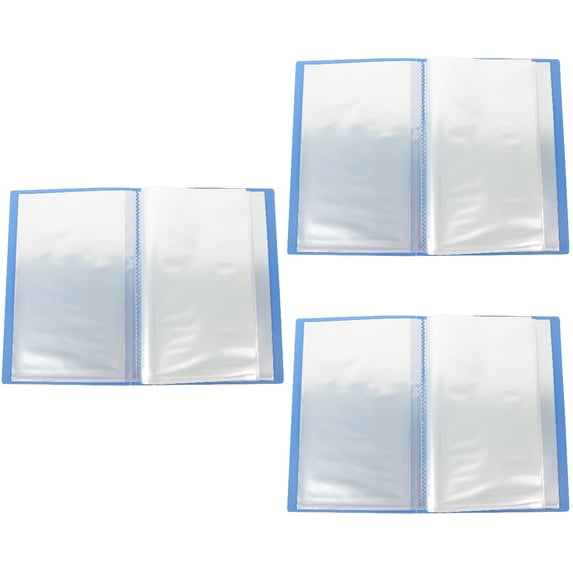 FRCOLOR 3pcs Invoice Folder Office Bill Storage Album Business Bill Album Desktop Document Organizer Office Folder