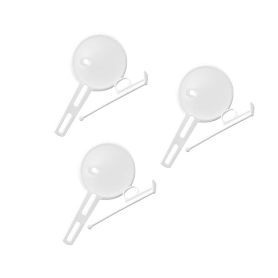 FRCOLOR 3pcs Plastic Cream Dispenser for Home Use Hand-held Funnel for Transferring Batter 6247650