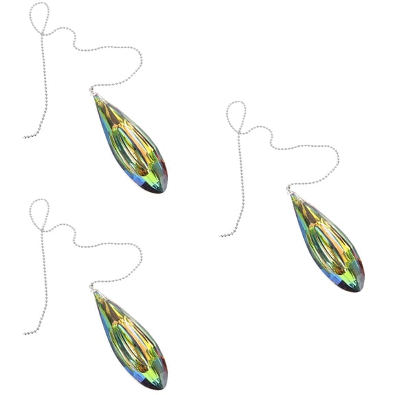 FRCOLOR 3pcs Pull Chain Extension Bedside Lamp Chain Light Fixture Beaded Pulling Chain Supply