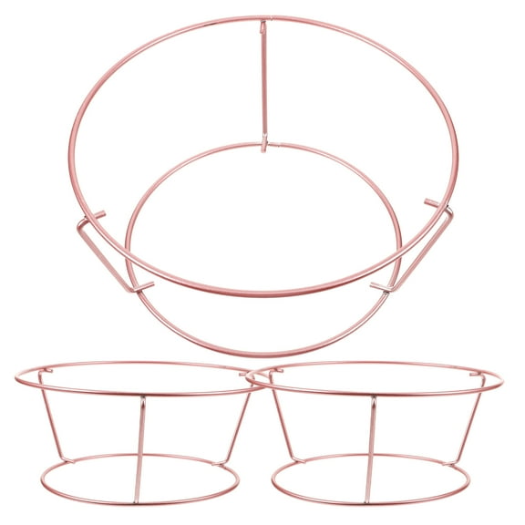 FRCOLOR 3pcs Round Cake Cooling Rack Nonstick Dessert Bread Drying Rack Baking Supplies