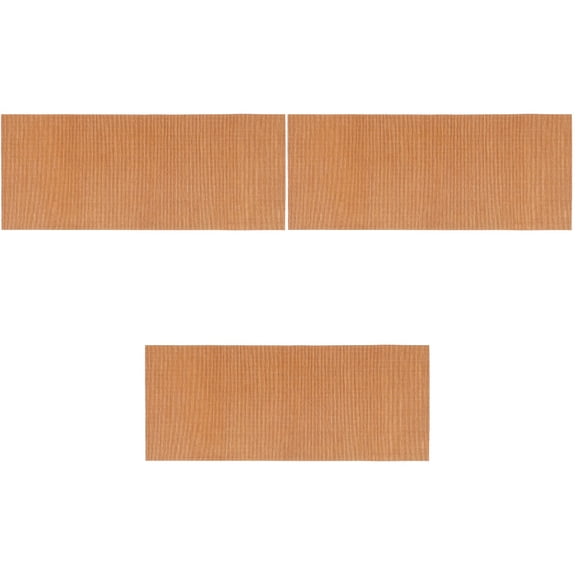 TAILTOSS 3Pcs Light Brown Bamboo Tea Table Runner for Decoration