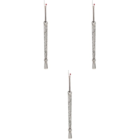 FRCOLOR 3pcs Thread Cutting Tool Stitch Remover Ripper Tool Antique Thread Tool Metal Seam Ripper