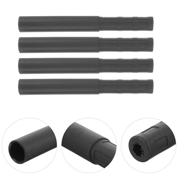LABSERRON 4Pcs Black Carbon Fiber Golf Club Shaft Extenders Adjustable Length for Better Performance