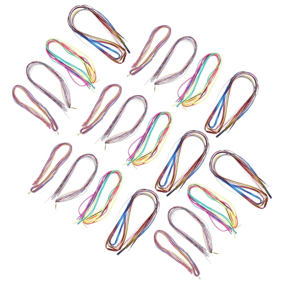 FRCOLOR 4 Packs Colorful Braided Hair Rope Braiding Fashionable Colorful Hiphop Hair Tie for Dreadlock (Random Style)