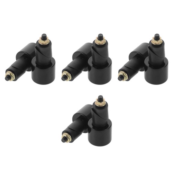 FRCOLOR Raindrops 4 Pairs Motorcycle Handlebar End Plugs Bar Ends Round Plug for Motorcycle Vehicle Balancing Terminal