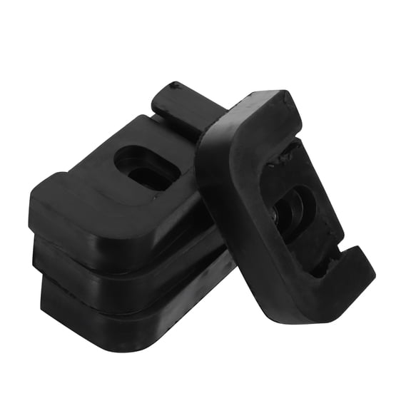 LABSERRON 4pcs Rubber Shock Absorption Pad For Air Conditioner Vibration Suppression Black