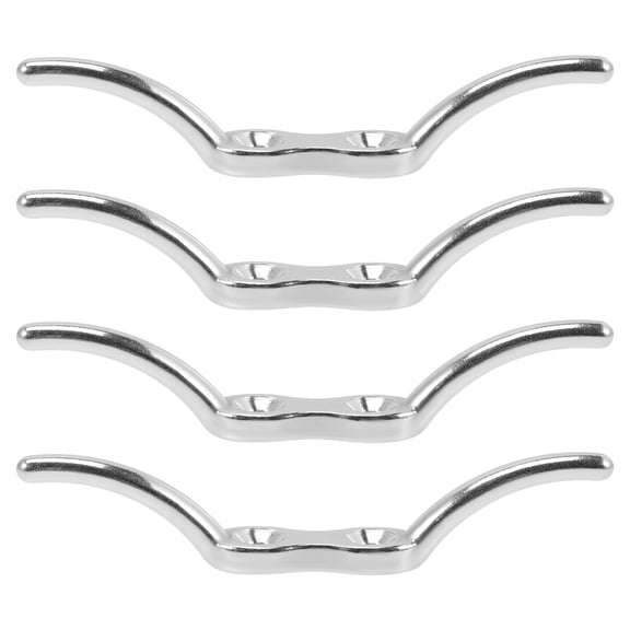 FRCOLOR 4 Pcs Boat Accessories Hook Stainless Dock Cleats